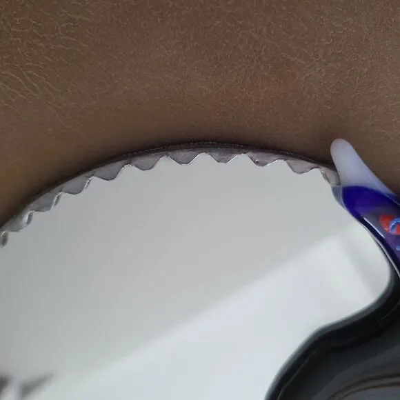 Vanity Mirror Handcrafted Handheld Lovely Moon Goddess One Of A Kind OOAK Art - Picture 15 of 16